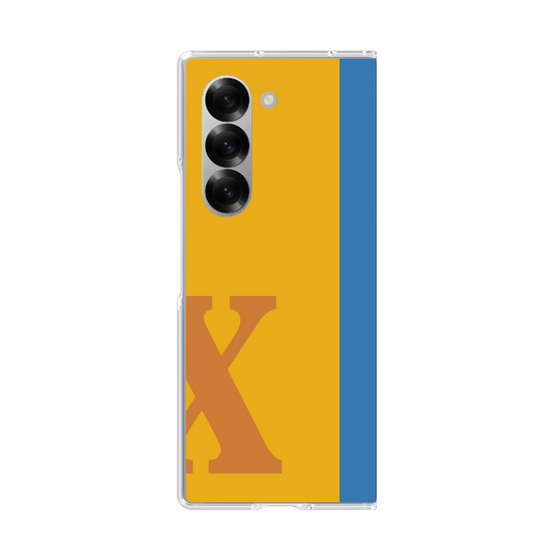 Clear Case［ オリジナル - initial color line - X orange ］