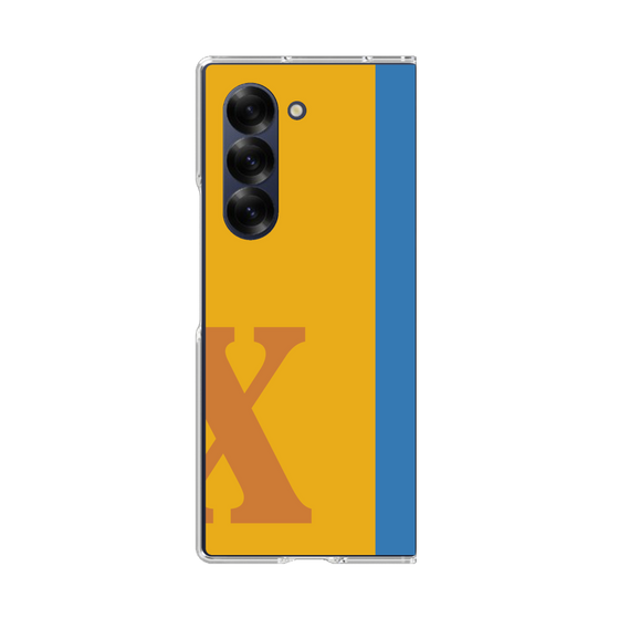 Clear Case［ オリジナル - initial color line - X orange ］
