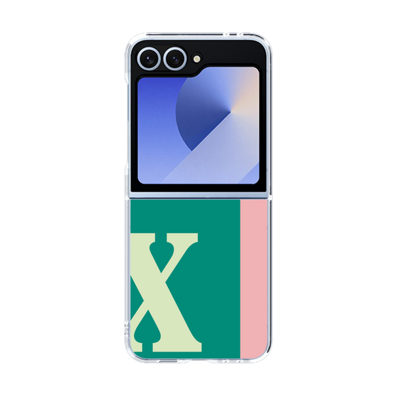 Clear Case［ オリジナル - initial color line - X green ］