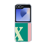 Clear Case［ オリジナル - initial color line - X green ］