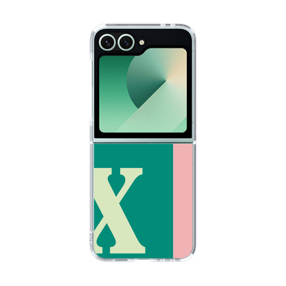 Clear Case［ オリジナル - initial color line - X green ］