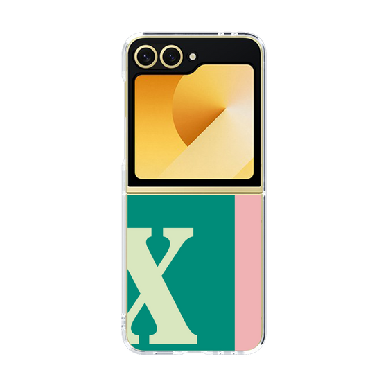 Clear Case［ オリジナル - initial color line - X green ］