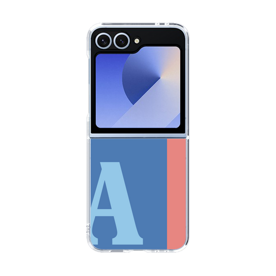 Clear Case［ オリジナル - initial color line - A blue ］