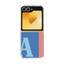 Clear Case［ オリジナル - initial color line - A blue ］