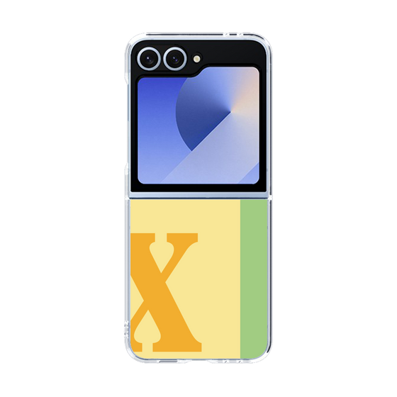 Clear Case［ オリジナル - initial color line - X yellow ］