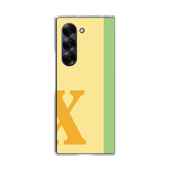 Clear Case［ オリジナル - initial color line - X yellow ］