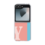 Clear Case［ オリジナル - initial color line - Y pink ］