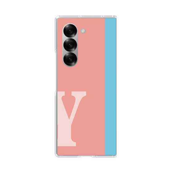 Clear Case［ オリジナル - initial color line - Y pink ］