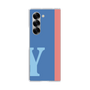 Clear Case［ オリジナル - initial color line - Y blue ］
