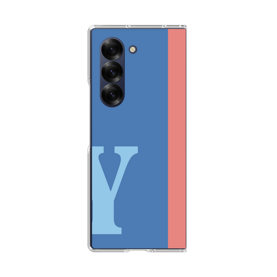 Clear Case［ オリジナル - initial color line - Y blue ］