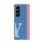Clear Case［ オリジナル - initial color line - Y blue ］