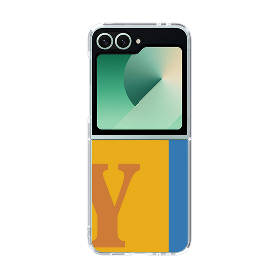 Clear Case［ オリジナル - initial color line - Y orange ］