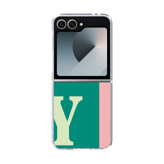 Clear Case［ オリジナル - initial color line - Y green ］
