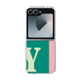 Clear Case［ オリジナル - initial color line - Y green ］