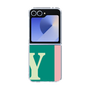 Clear Case［ オリジナル - initial color line - Y green ］
