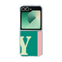 Clear Case［ オリジナル - initial color line - Y green ］