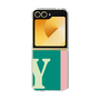 Clear Case［ オリジナル - initial color line - Y green ］