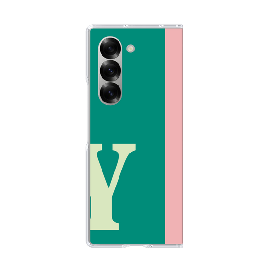Clear Case［ オリジナル - initial color line - Y green ］