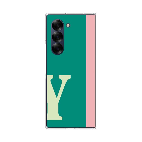 Clear Case［ オリジナル - initial color line - Y green ］