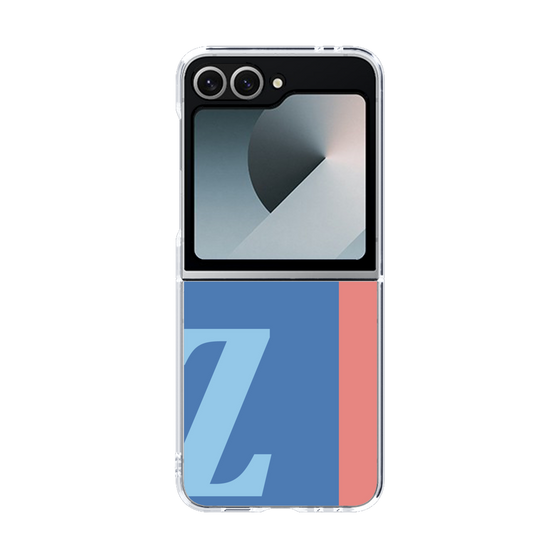 Clear Case［ オリジナル - initial color line - Z blue ］