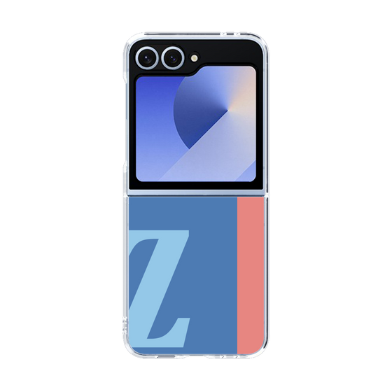 Clear Case［ オリジナル - initial color line - Z blue ］