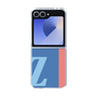 Clear Case［ オリジナル - initial color line - Z blue ］
