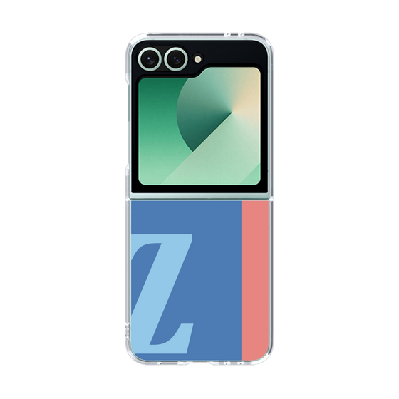 Clear Case［ オリジナル - initial color line - Z blue ］