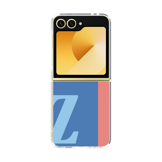 Clear Case［ オリジナル - initial color line - Z blue ］