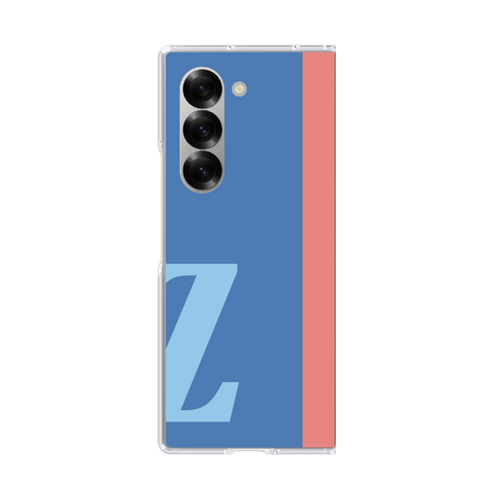 Clear Case［ オリジナル - initial color line - Z blue ］