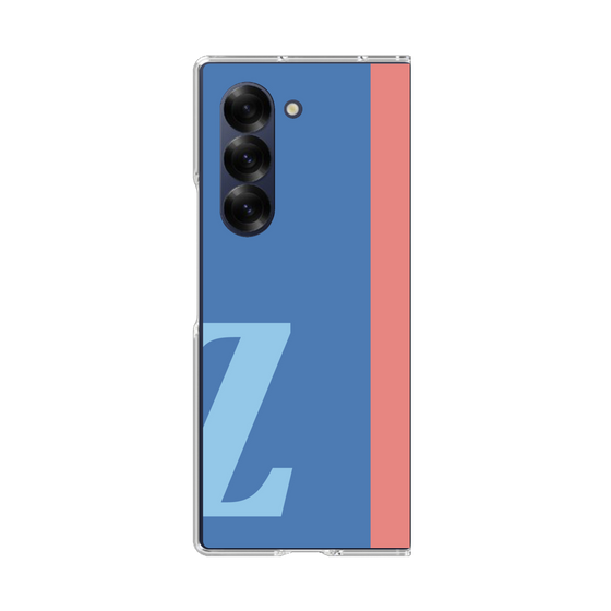Clear Case［ オリジナル - initial color line - Z blue ］