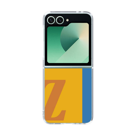 Clear Case［ オリジナル - initial color line - Z orange ］