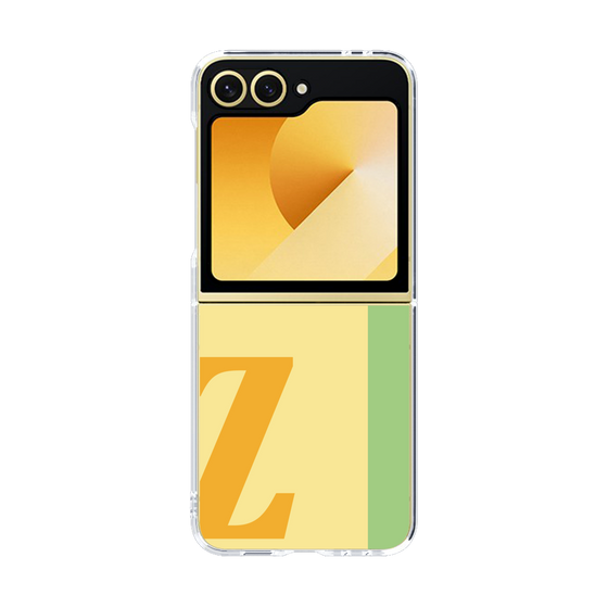 Clear Case［ オリジナル - initial color line - Z yellow ］