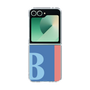 Clear Case［ オリジナル - initial color line - B blue ］
