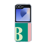 Clear Case［ オリジナル - initial color line - B green ］
