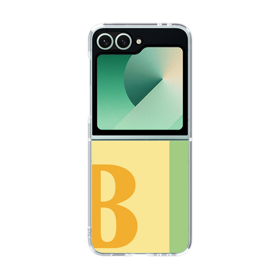 Clear Case［ オリジナル - initial color line - B yellow ］