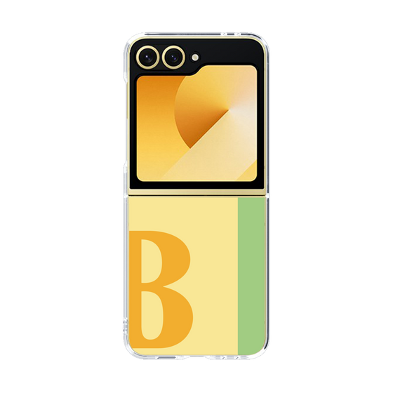 Clear Case［ オリジナル - initial color line - B yellow ］