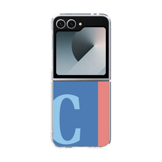 Clear Case［ オリジナル - initial color line - C blue ］