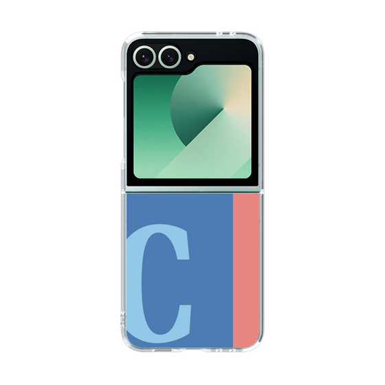 Clear Case［ オリジナル - initial color line - C blue ］