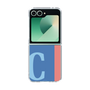 Clear Case［ オリジナル - initial color line - C blue ］