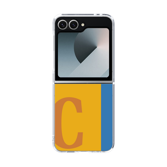 Clear Case［ オリジナル - initial color line - C orange ］
