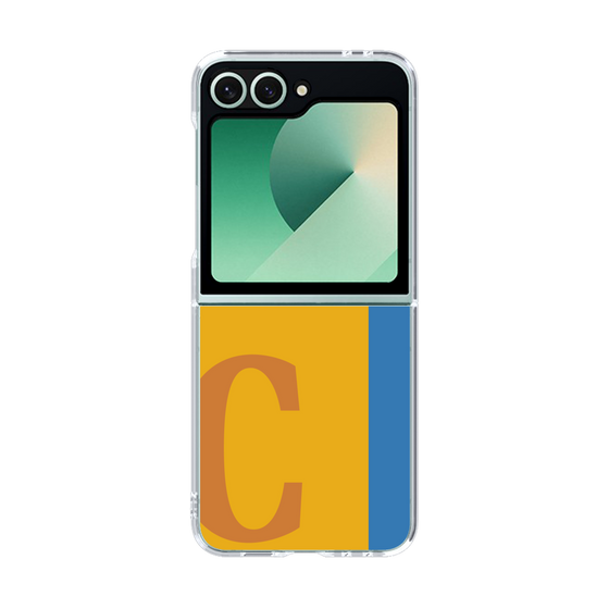 Clear Case［ オリジナル - initial color line - C orange ］