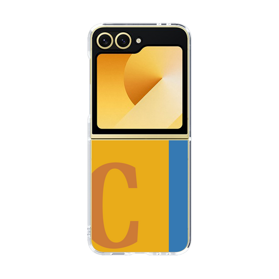 Clear Case［ オリジナル - initial color line - C orange ］