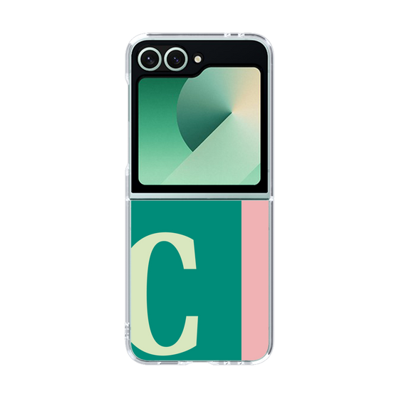 Clear Case［ オリジナル - initial color line - C green ］
