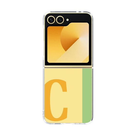 Clear Case［ オリジナル - initial color line - C yellow ］