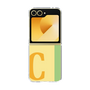 Clear Case［ オリジナル - initial color line - C yellow ］