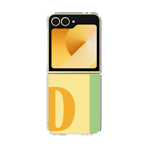 Clear Case［ オリジナル - initial color line - D yellow ］