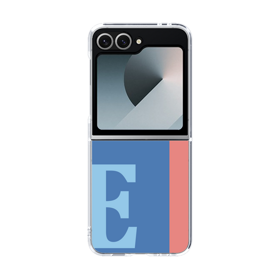 Clear Case［ オリジナル - initial color line - E blue ］
