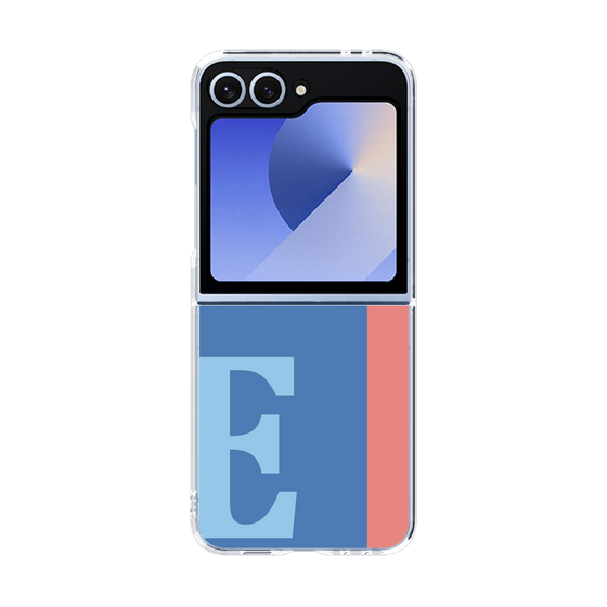Clear Case［ オリジナル - initial color line - E blue ］
