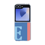 Clear Case［ オリジナル - initial color line - E blue ］