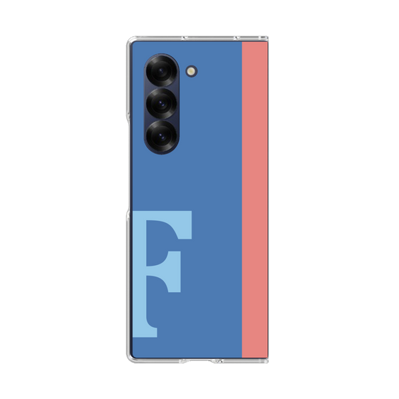 Clear Case［ オリジナル - initial color line - F blue ］